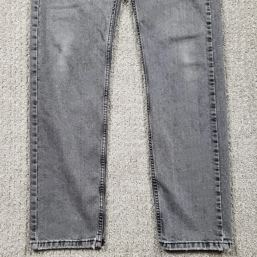 Levi's Jeans Mens 32x32 Gray 505 Regular Straight Faded Black Denim Distressed